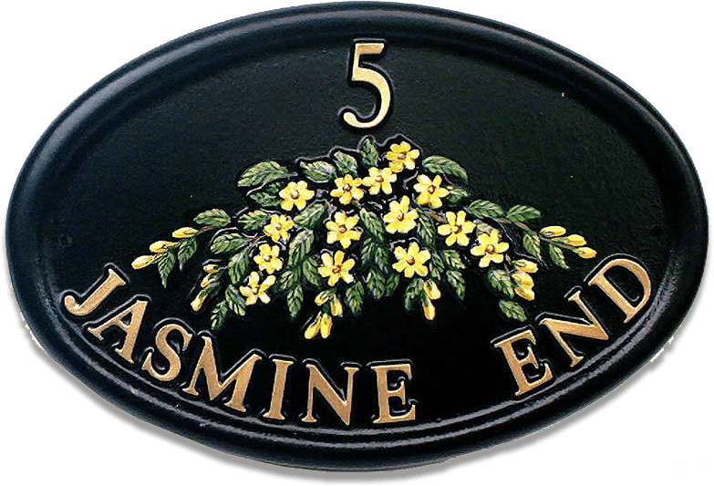 Jasmine house sign