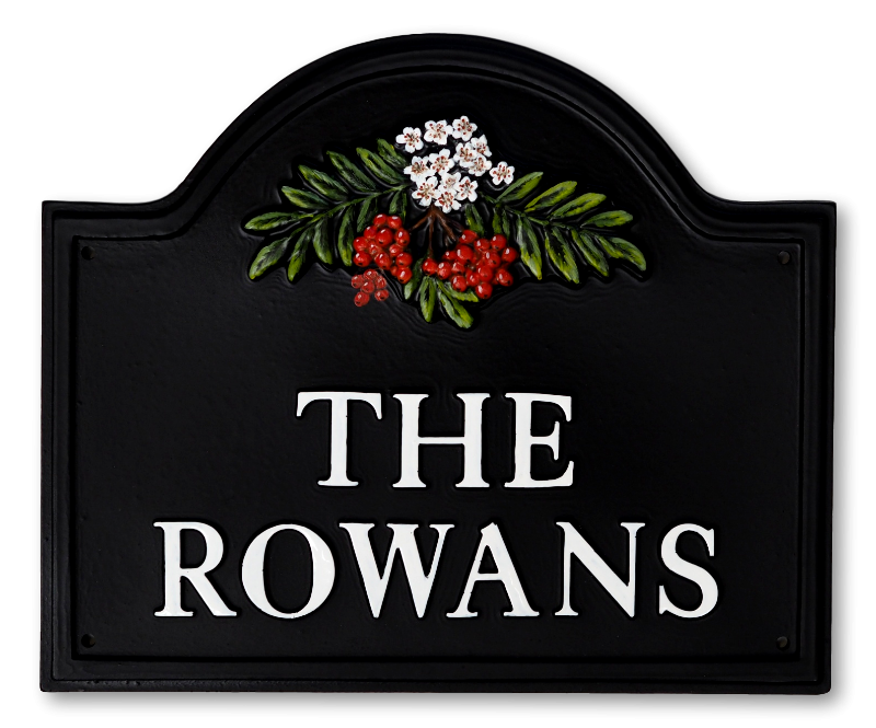 Rowan Berries house sign