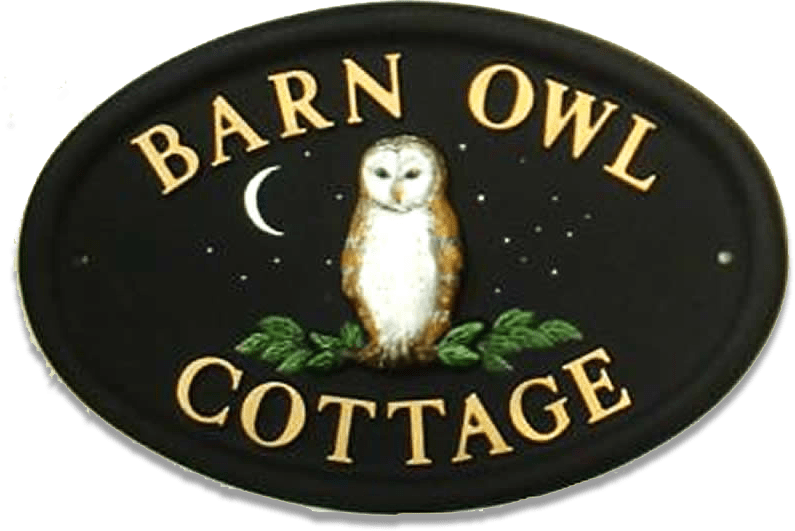 Owl Barn Small house sign