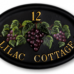 Grapes Extended house sign