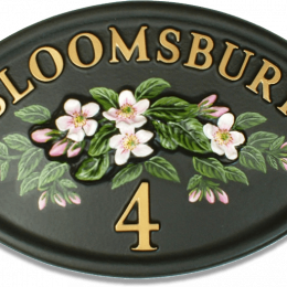 Blossom house sign