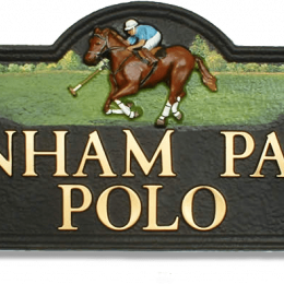 Polo Pony house sign