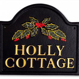 Holly house sign