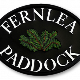 Ferns house sign