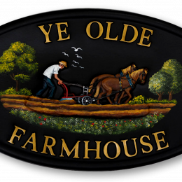 Horse & Plough Large house sign