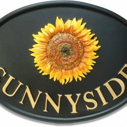 Sunflower Large house sign