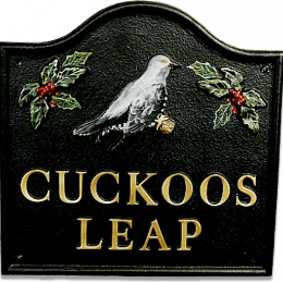 Cuckoo house sign