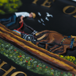 Horse & Plough Large Close Up house sign