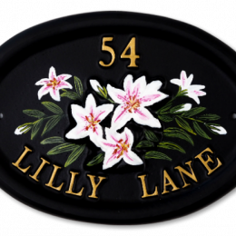 Lillies house sign