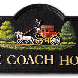 Coach & Horses house sign