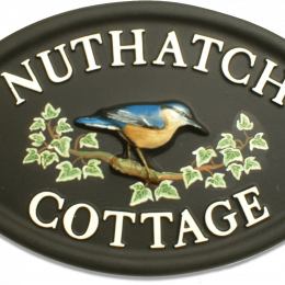 Nuthatch house sign