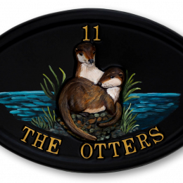 Otters house sign