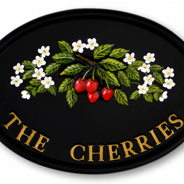 Cherries house sign