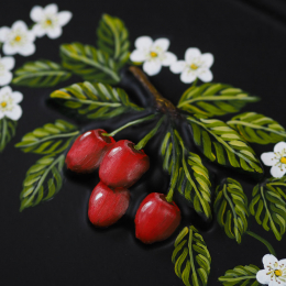 Cherries Close Up house sign