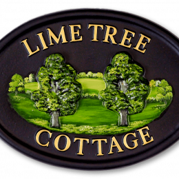 Lime house sign