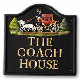 Coach & Horses house sign