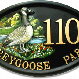 Goose Canadian house sign