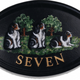 Cavaliers Sitting house sign