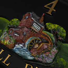 Watermill Close Up house sign