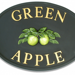 Apples house sign