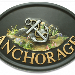 Anchor house sign