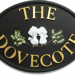 Doves house sign