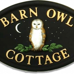 Owl Barn Small house sign