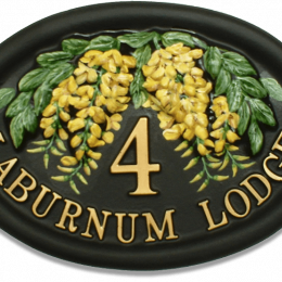 Laburnum house sign