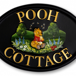 Pooh Bear Disney house sign