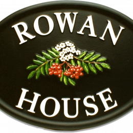 Rowan Berries house sign