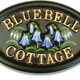 Bluebell house sign