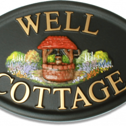 Wishing Well house sign