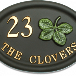 Clover house sign