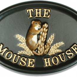 Mouse On Corn house sign