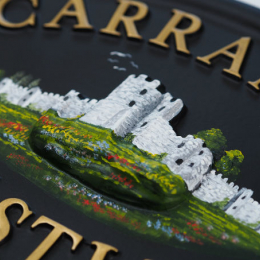 Castle Close Up house sign