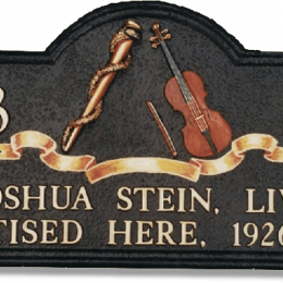 Music house sign