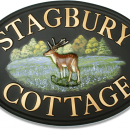 Stag house sign
