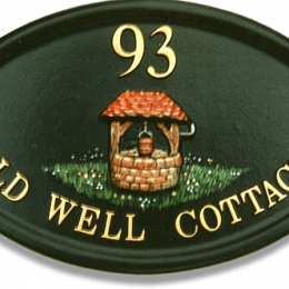 Wishing Well house sign