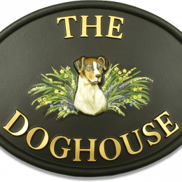 Jack Russel house sign