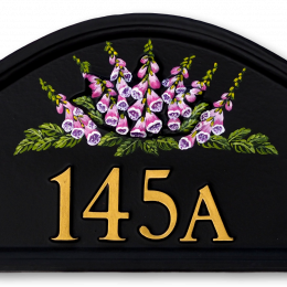 Foxgloves house sign