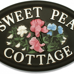 Sweet Pea house sign