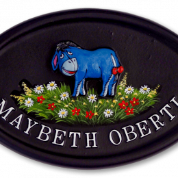 Eeyore house sign