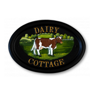 Cow Animal House Sign house sign