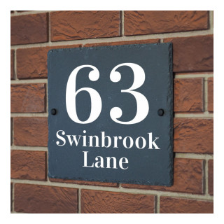 Swinbrook Slate House Sign house sign