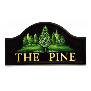 Pine Tree Tree House Sign house sign