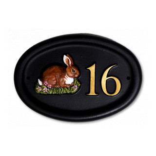 Rabbit Small Animal House Sign house sign