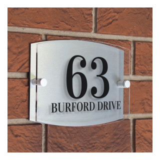 Burford Acrylic House Sign house sign