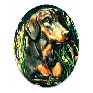 Doberman Head Dog House Sign house sign