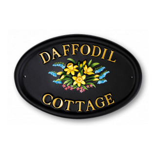 Daffodils Floral House Sign house sign