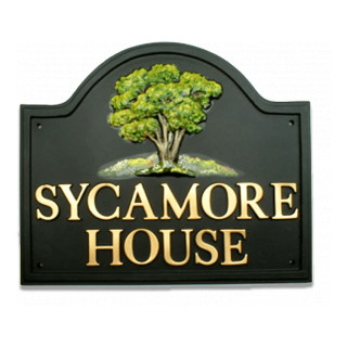 Sycamore Tree House Sign house sign